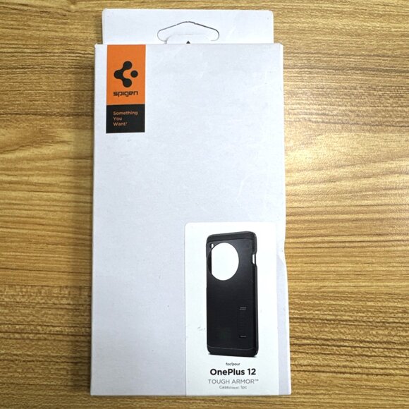 Spigen OnePlus 12‎ [Tough Armor] Phone Case Shockproof Slim Cover Black ACS07376 - Picture 2 of 3